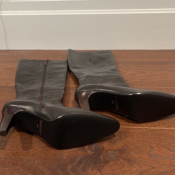 New York Transit Dark Brown Leather Boots Size 9 - Picture 2 of 7